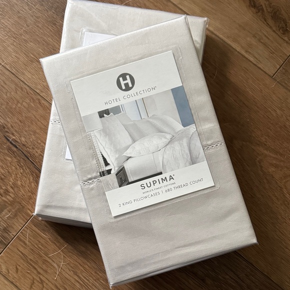 Hotel Collection Supima Pillowcases - Elegant Gray
